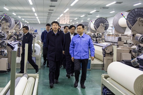 高密市委书记卞汉林到esball观摩调研